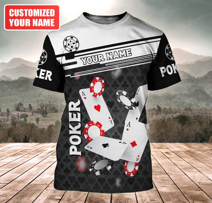 Personalized Name Poker Q9 All Over Printed Unisex Shirt
