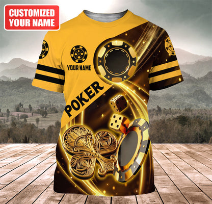 Personalized Name Poker Q15 All Over Printed Unisex Shirt