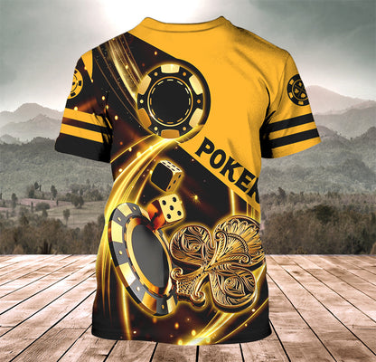 Personalized Name Poker Q15 All Over Printed Unisex Shirt