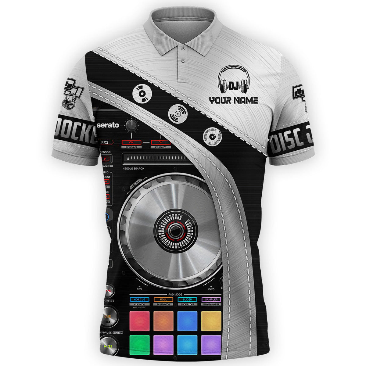 Personalized Name DJ Disc Jockey Q33 All Over Printed Unisex Shirt
