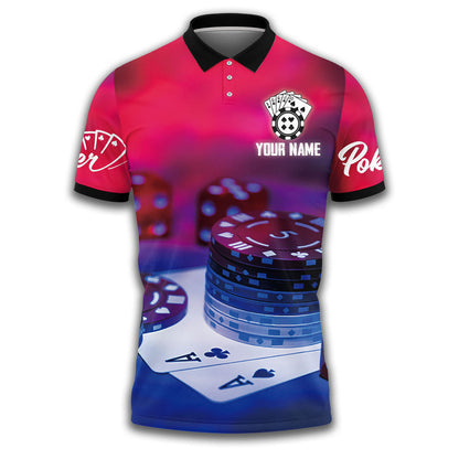 Personalized Name Poker Q19 All Over Printed Unisex Shirt