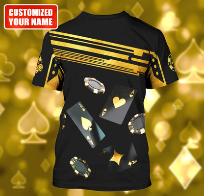 Personalized Name Poker Q21 All Over Printed Unisex Shirt