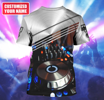 Personalized Name DJ Disc Jockey Q39 All Over Printed Unisex Shirt