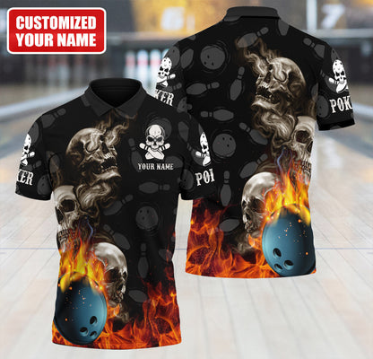 Personalized Name Bowling Q25 All Over Printed Unisex Shirt