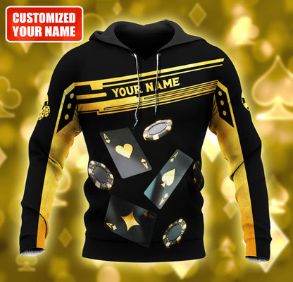 Personalized Name Poker Q21 All Over Printed Unisex Shirt