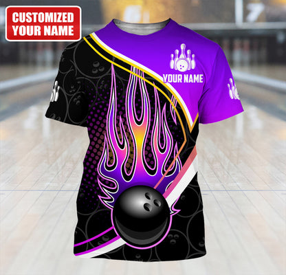 Personalized Name Bowling Q38 All Over Printed Unisex Shirt