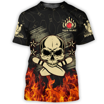 Personalized Name Bowling Q61 All Over Printed Unisex Shirt