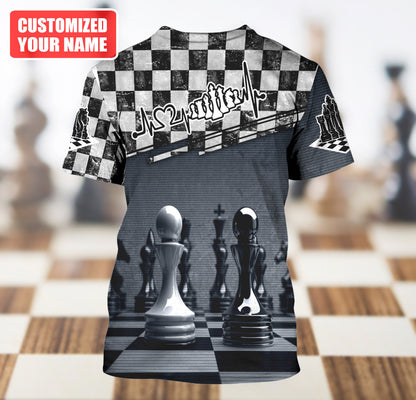 Personalized Name Chess Q7 All Over Printed Unisex Shirt