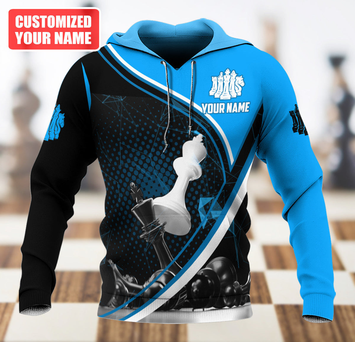 Personalized Name Chess Q10 All Over Printed Unisex Shirt