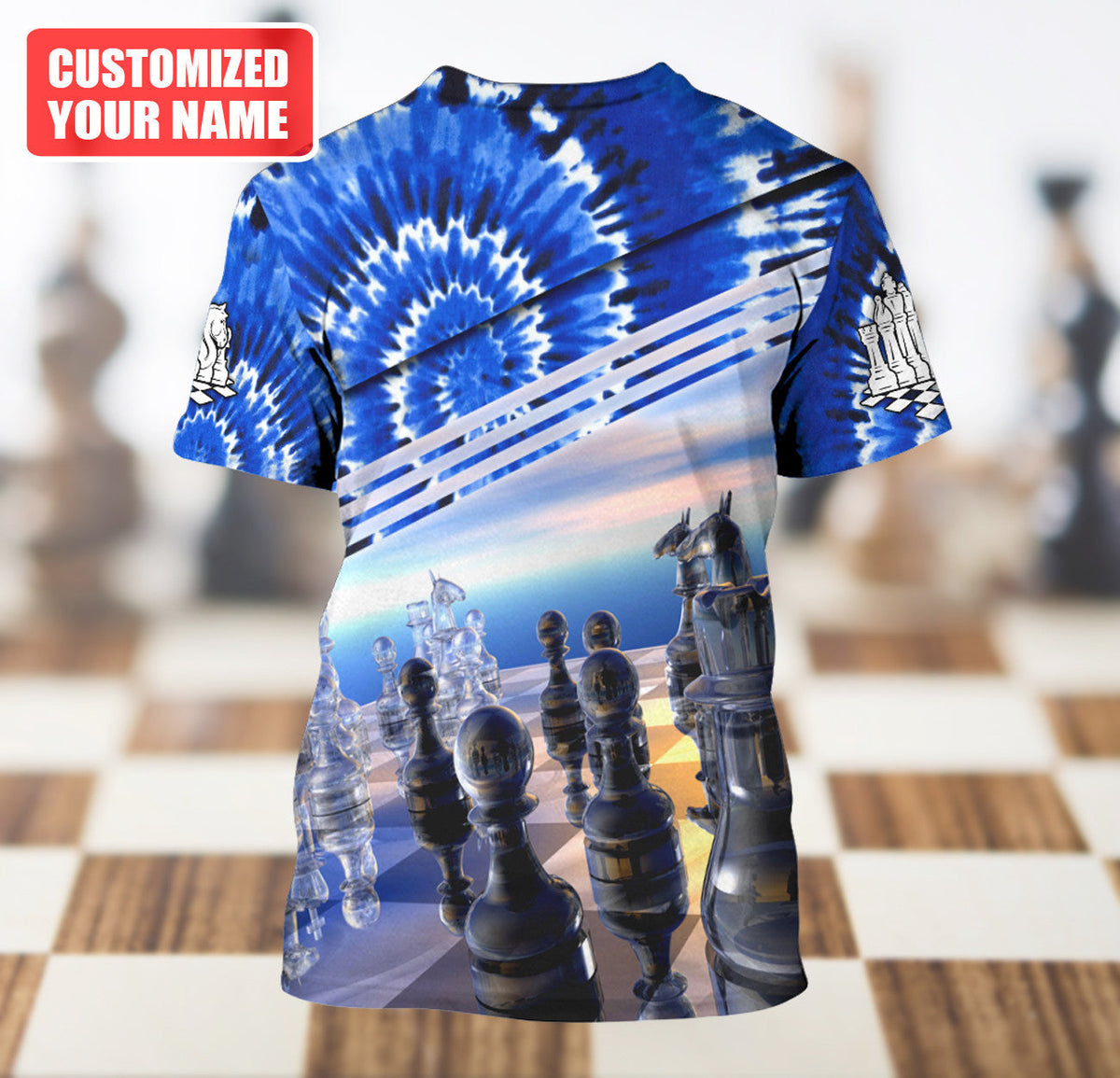 Personalized Name Chess Q8 All Over Printed Unisex Shirt