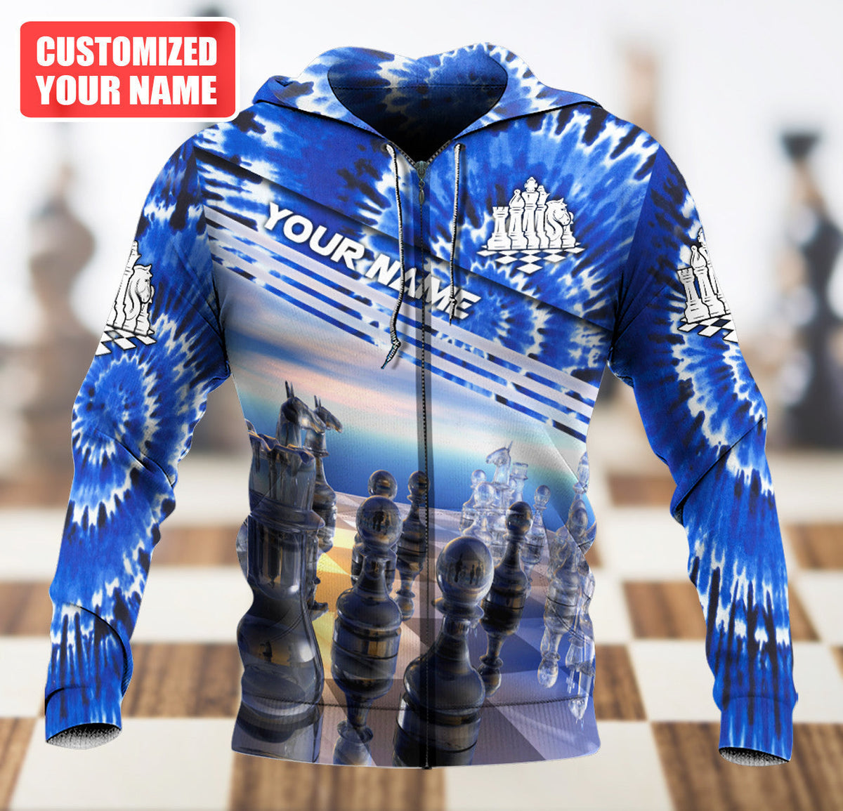 Personalized Name Chess Q8 All Over Printed Unisex Shirt