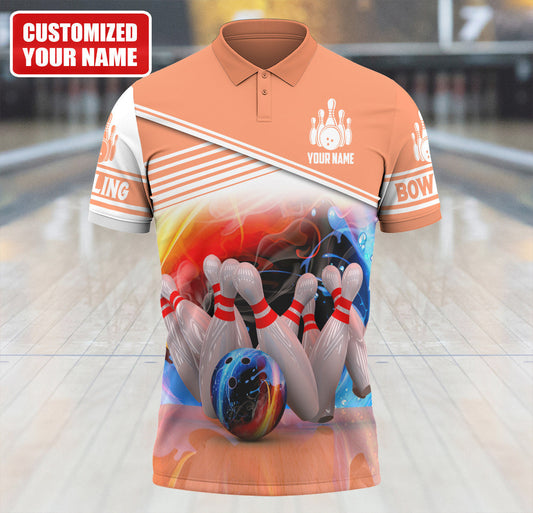 Personalized Name Bowling Q72 All Over Printed Unisex Shirt Q300501