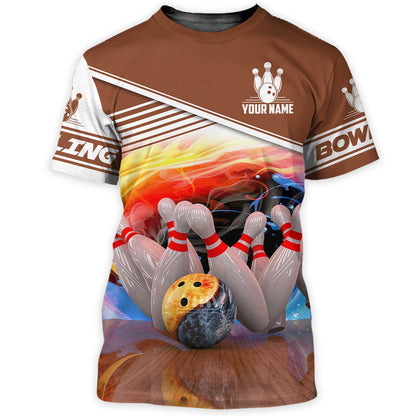 Personalized Name Bowling Q82 All Over Printed Unisex Shirt Q110805