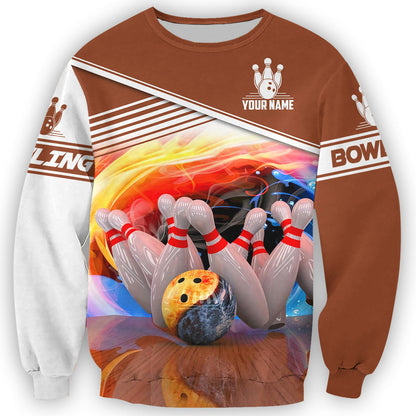 Personalized Name Bowling Q82 All Over Printed Unisex Shirt Q110805