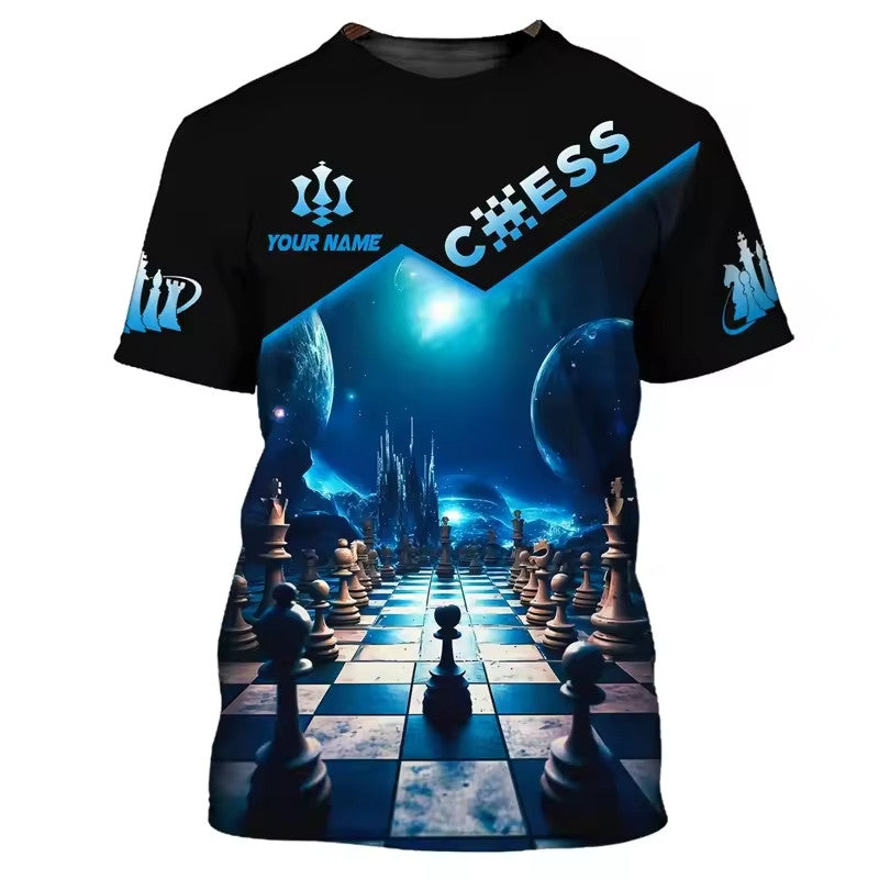 Personalized Chess 3D Full Printing Set , Chess Shirt , Set , Zipper Polo, Hoodie , Short , Polo , hawaii
