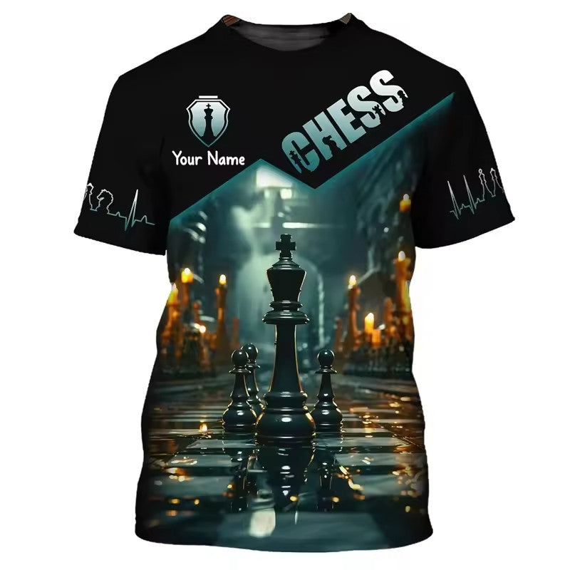 Personalized Chess 3D Full Printing Set , Chess Shirt , Set , Zipper Polo, Hoodie , Short , Polo , hawaii V3