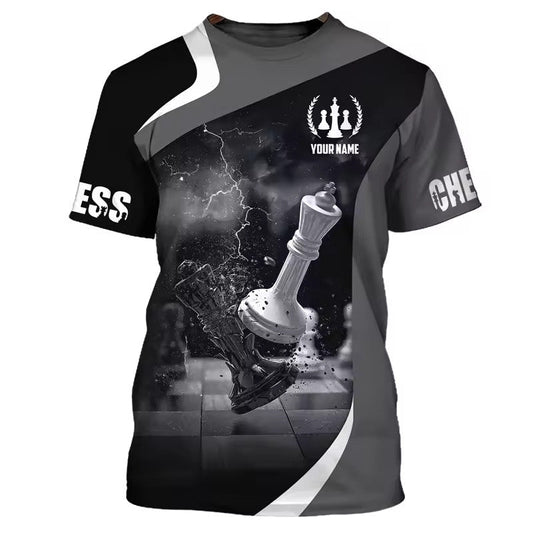 Personalized Chess 3D Full Printing Set , Chess Shirt , Set , Zipper Polo, Hoodie , Short , Polo , hawaii V5