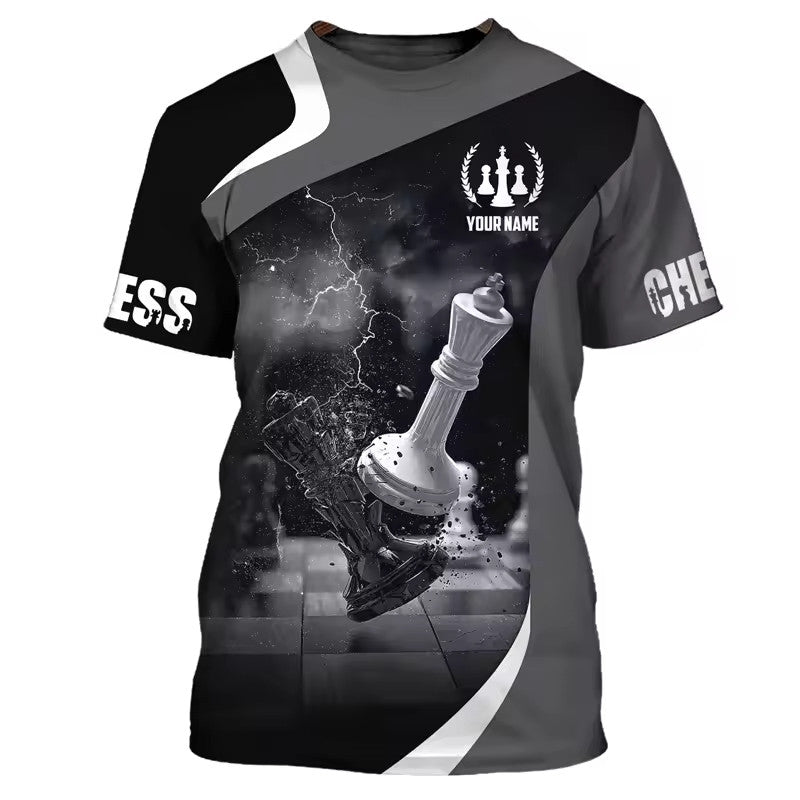Personalized Chess 3D Full Printing Set , Chess Shirt , Set , Zipper Polo, Hoodie , Short , Polo , hawaii V5