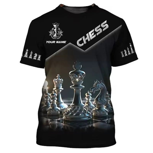 Personalized Chess 3D Full Printing Set , Chess Shirt , Set , Zipper Polo, Hoodie , Short , Polo , hawaii V10