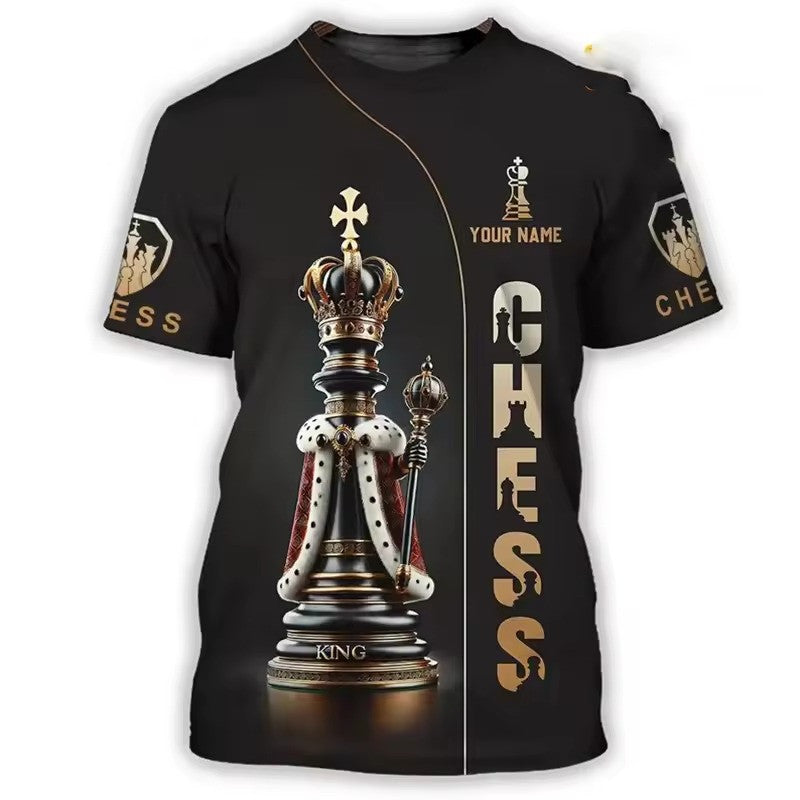 Personalized Chess 3D Full Printing Set , Chess Shirt , Set , Zipper Polo, Hoodie , Short , Polo , hawaii V14
