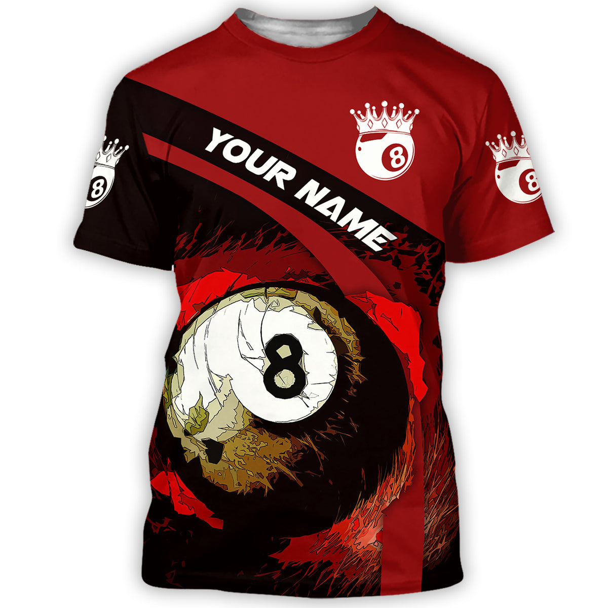 Personalized Name Billiard AK32 All Over Printed Unisex Shirt