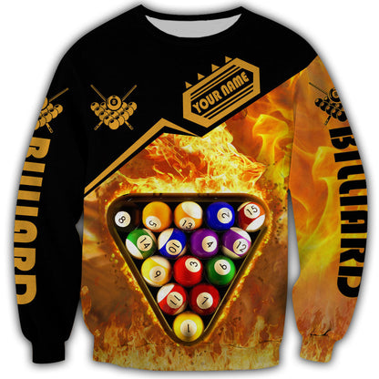 Personalized Name Billiard AK5 All Over Printed Unisex Shirt