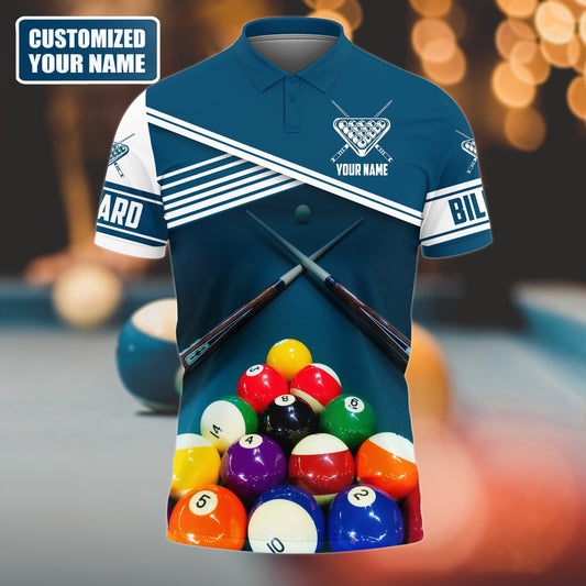 Personalized Name Billiard Q8 All Over Printed Unisex Shirt
