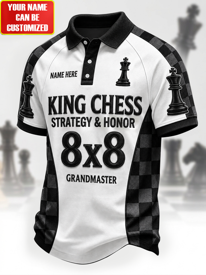 Personalized King Chess 8x8 3D Full Printing Set , Shirt , Hoodie , Short , Polo , hawaii