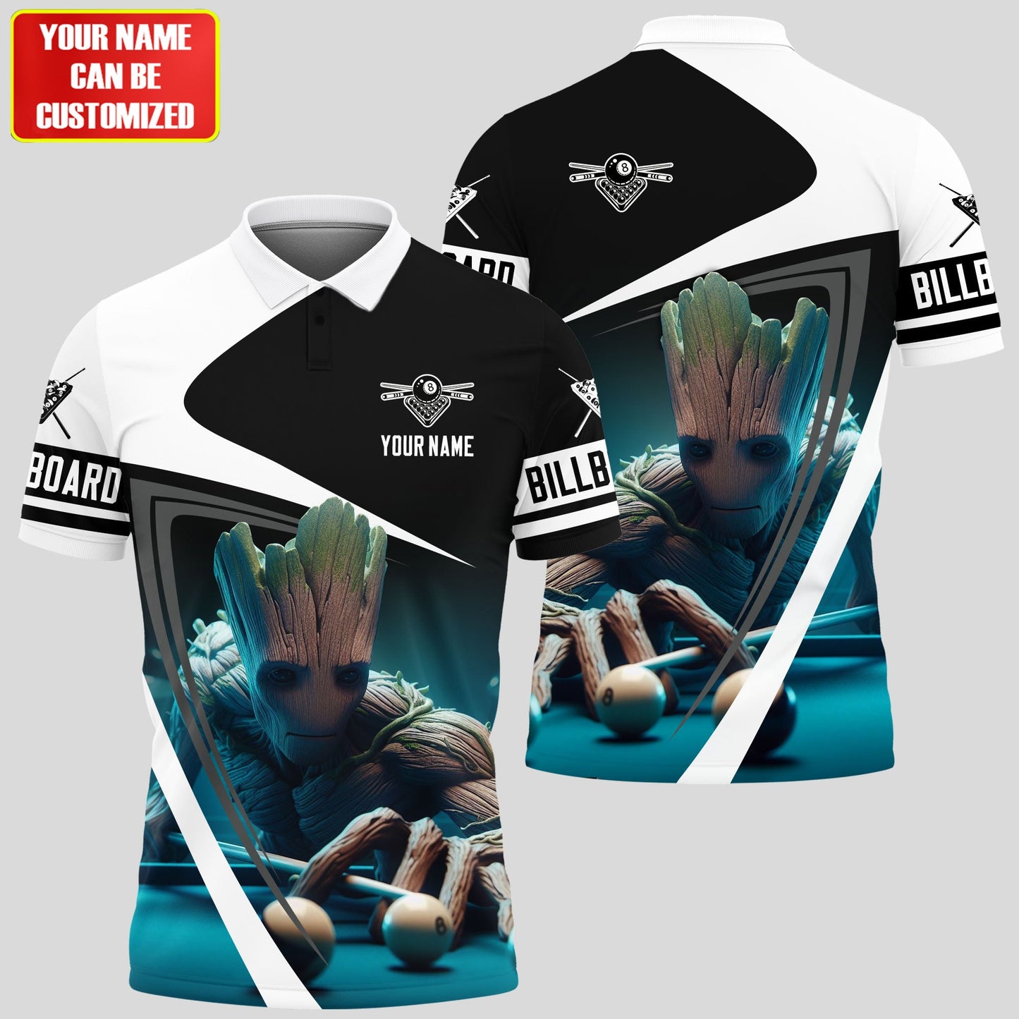 Personalized Name Billiards QB1 All Over Printed Unisex Shirt QB290304