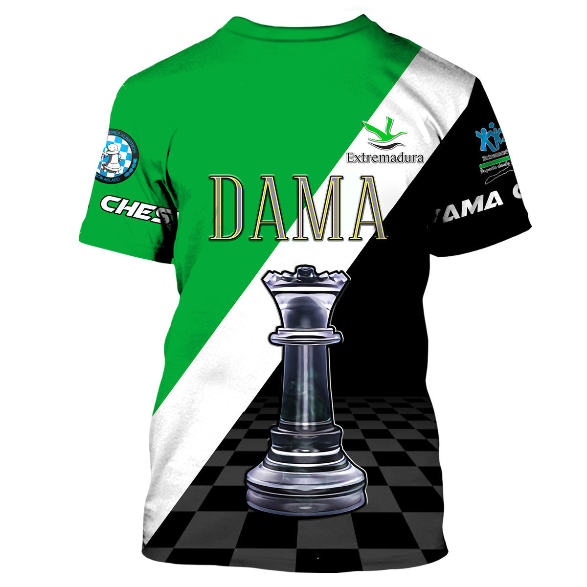 Personalized Dama Chess All Over Printed Unisex Shirt