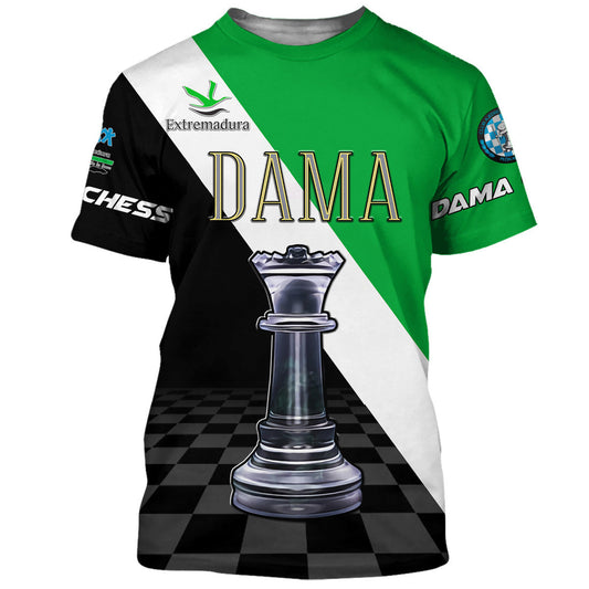 Personalized Dama Chess All Over Printed Unisex Shirt