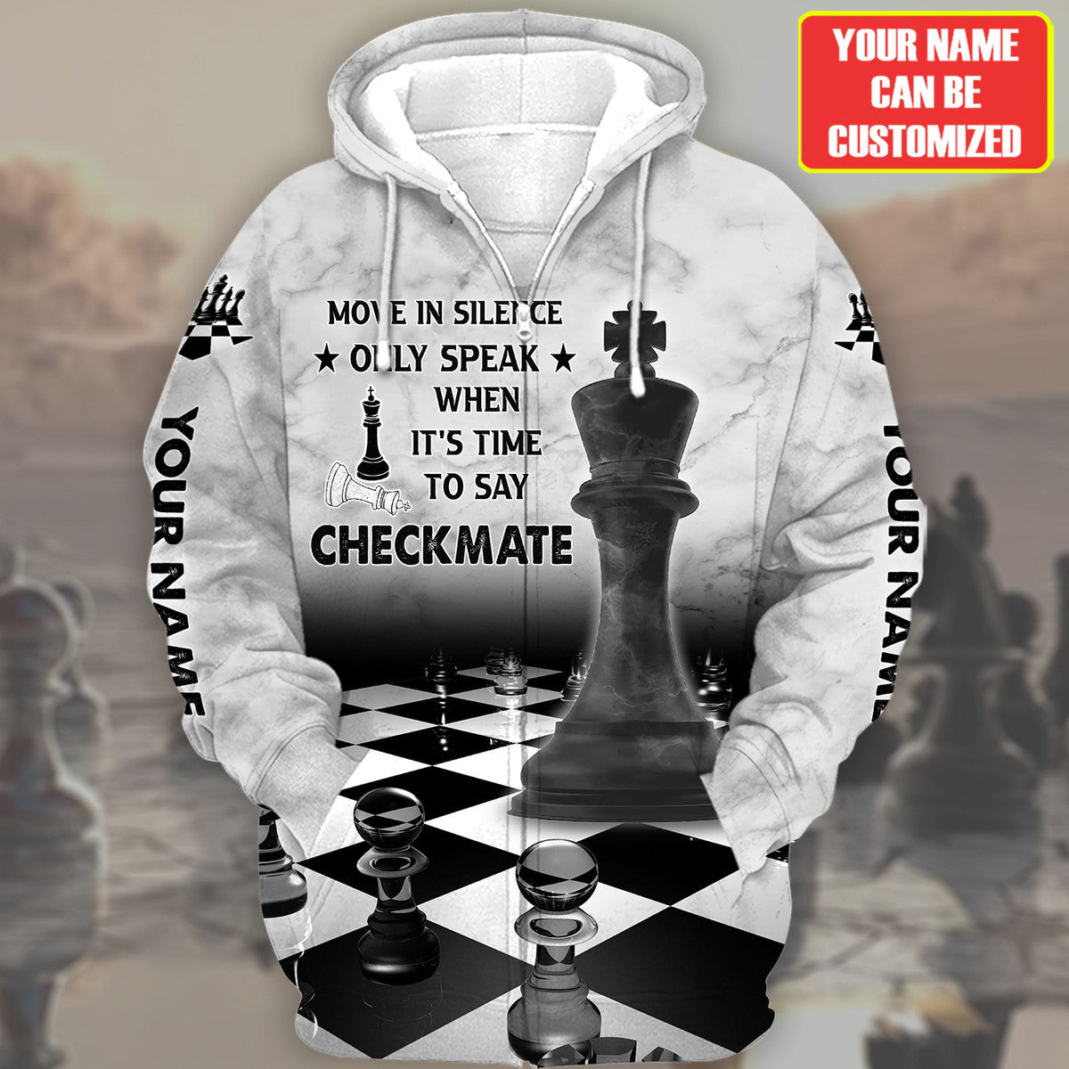 Personalized Name Chess Checkmate All Over Printed Unisex Shirt Q010205