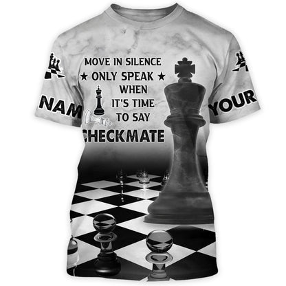 Personalized Name Chess Checkmate All Over Printed Unisex Shirt Q010205