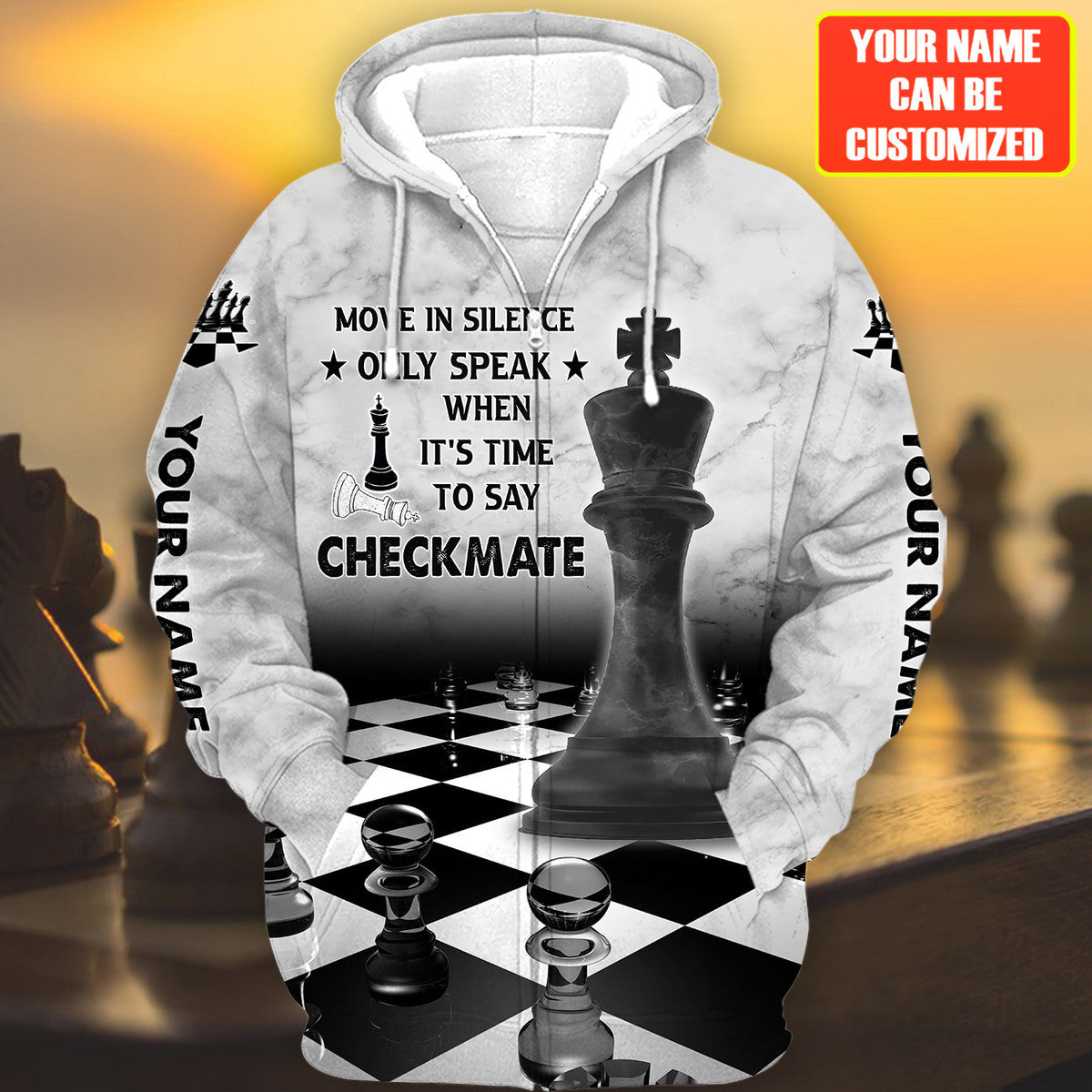 Personalized Name Chess Checkmate All Over Printed Unisex Shirt Q010205